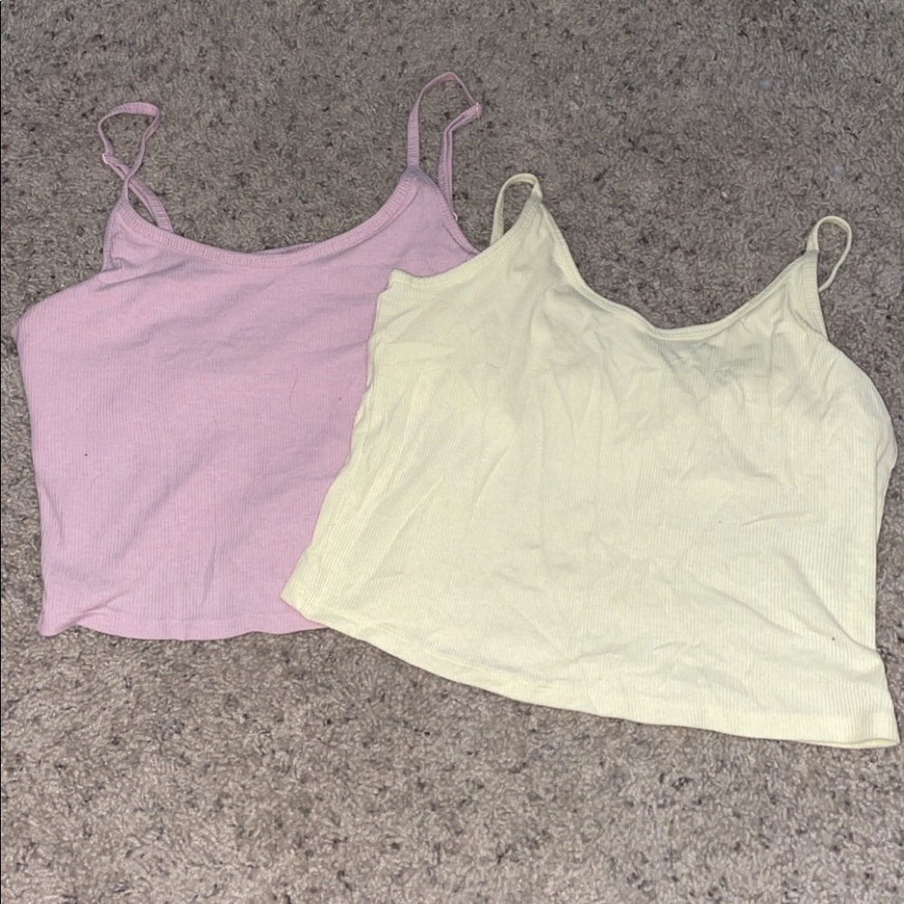 2 PINK Tank Tops